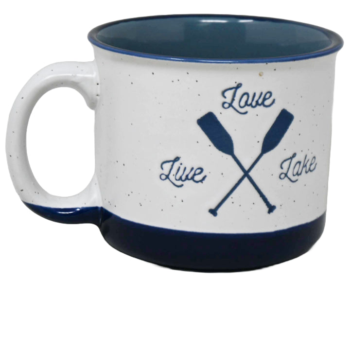 18oz LOVE LIVE LAKE NAVY DIP MUG C/P 24