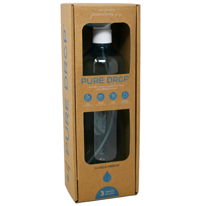 PURE DROP GLASS & MIRROR CLEANER C/P 12