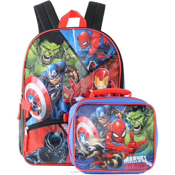 MARVEL UNIVERSE BACKPACK W/LUNCH BAG C/P 12