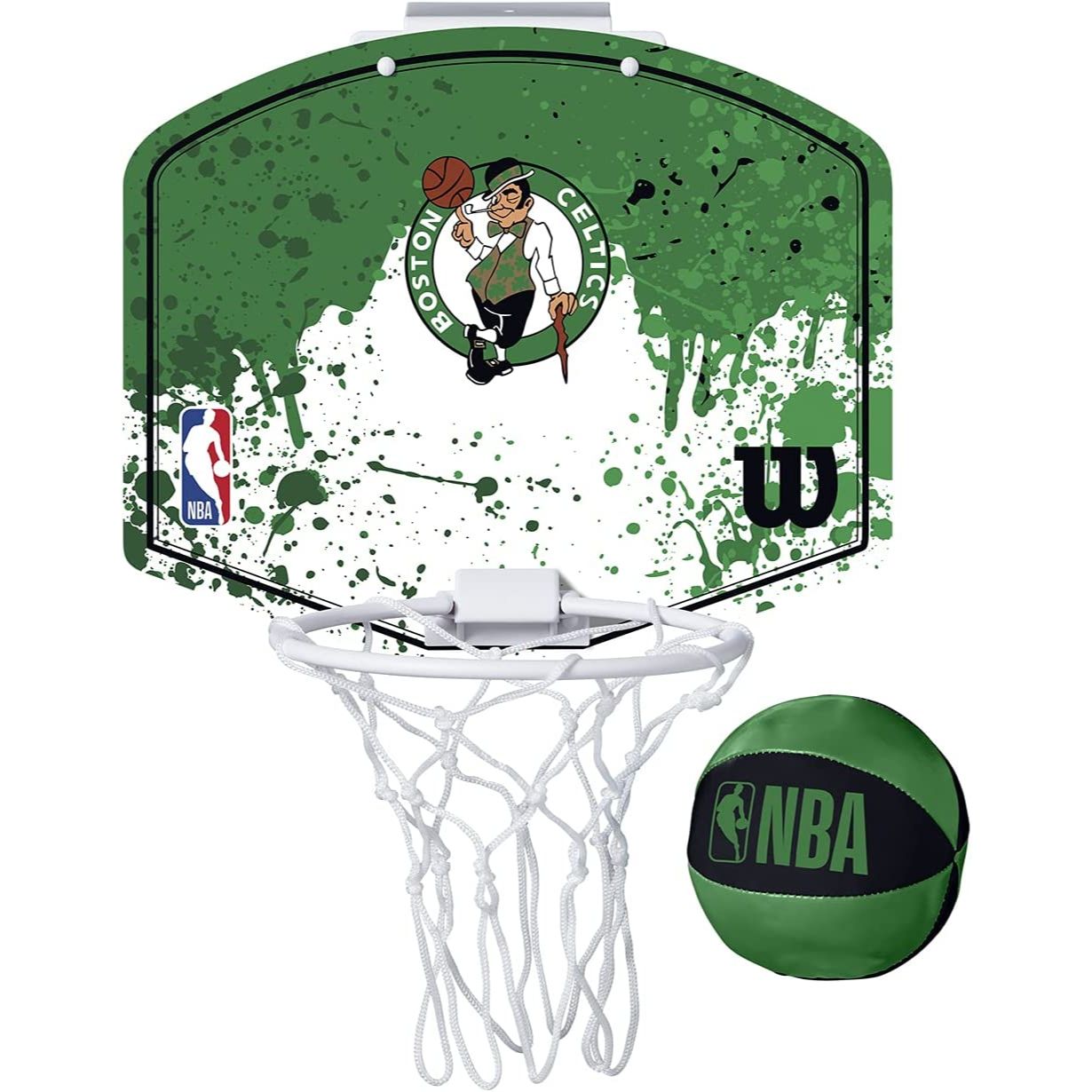 NBA TEAM MINI HOOP W/BALL BOSTON CELTICS C/P 6