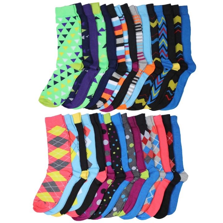 5pk MEN'S CONTEMPORARY SOCKS 10-13 SIZE C/P 60