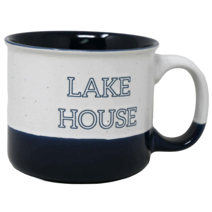 18oz LAKE HOUSE NAVY DIP MUG C/P 24