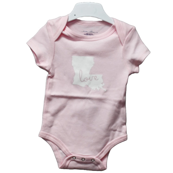 Pink Onesie, 3-6 month, Louisiana C/P 48