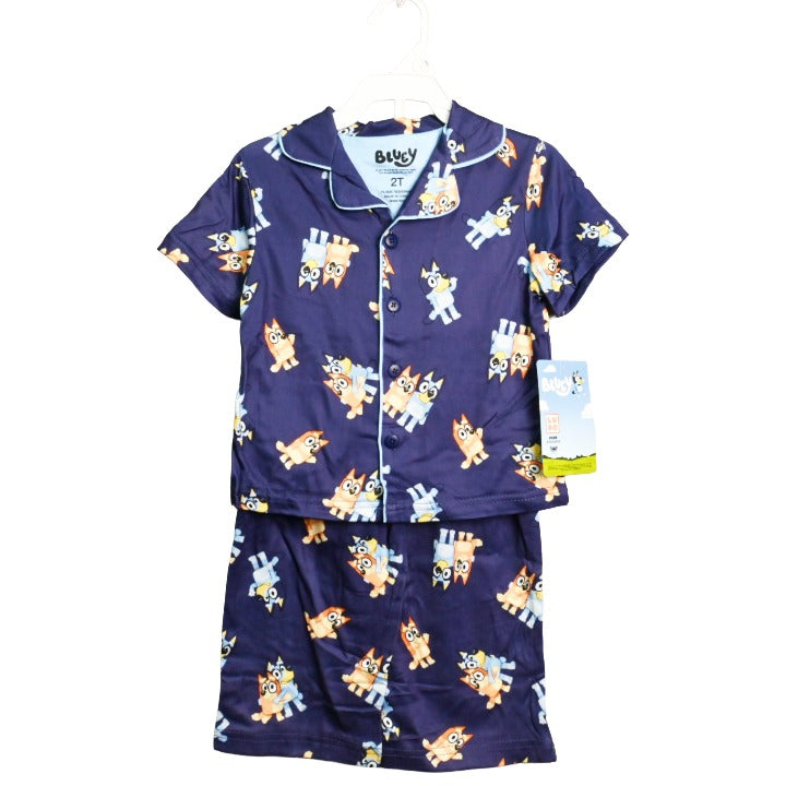 Moves Sz 2T,3T,4T 2pc Pajama Set Sleepwear C/P 6 Bluey