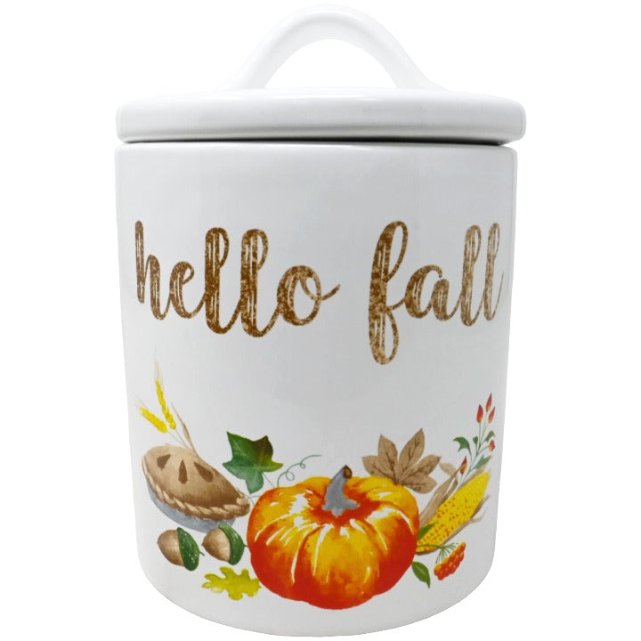 "Hello Fall" Canister C/P 12 MRKT FINDS