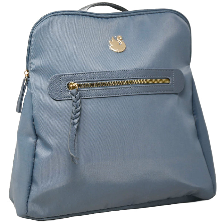 NAVY NYLON BACKPACK wFRONT ZIPPER POCKET GLORIA VANDERBILT C/P 12