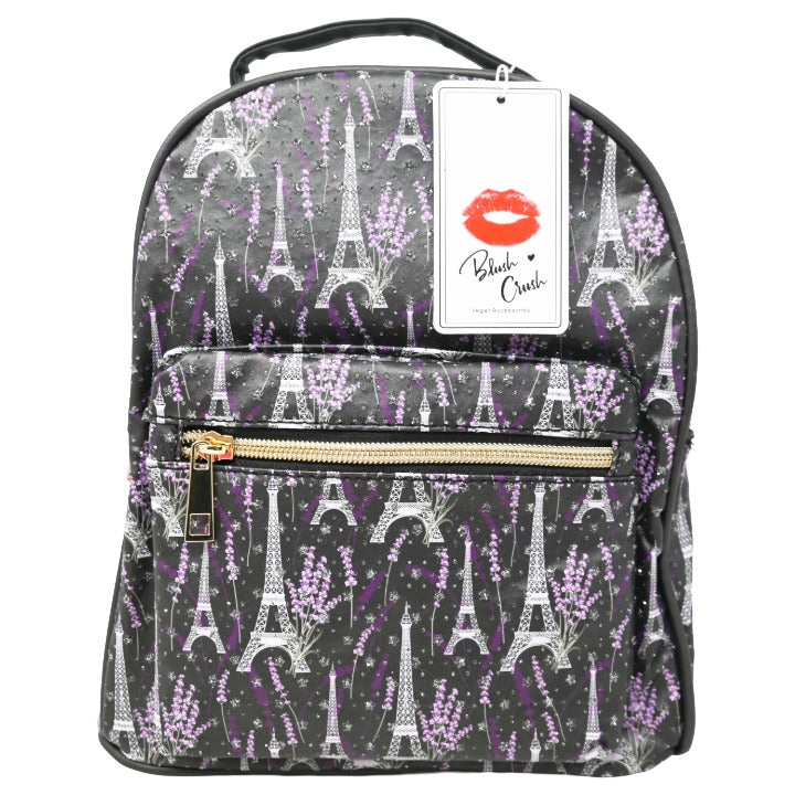 BLK SPRK LAV PARIS BACKPACK (NO UPC, HAS PROP 65 LABEL) C/P 24