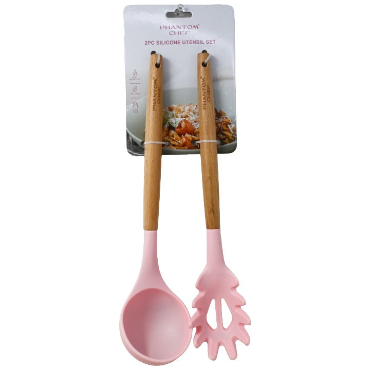2pc Pnk Ladle Pasta Server Set C/P 12 Phantom Chef