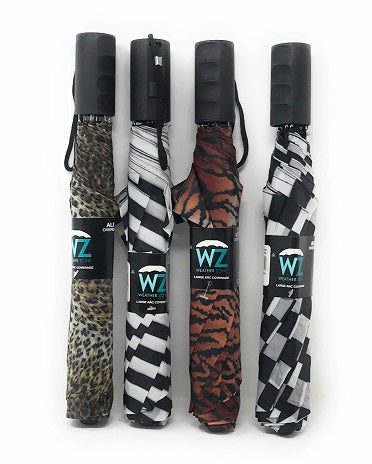 UMBRELLA -Two Section Automatic- Asst. Prints C/P 24