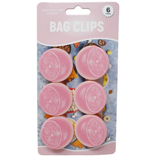 6pk Pnk Flwr Bag Clips C/P 24 Phantom Chef
