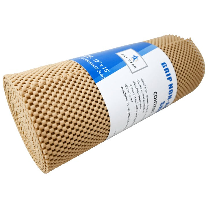 12x180" BEIGE SHELF LINER RAY STAR C/P 12