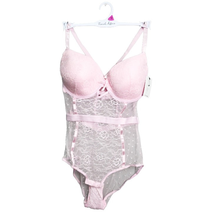 Pnk Lace Bodysuit C/P 36 French Affair