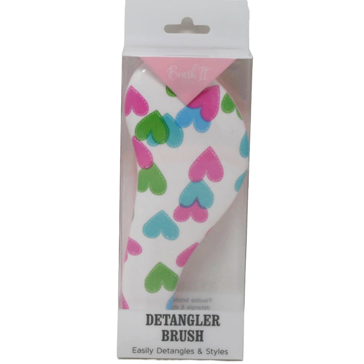 PRINTED DETANGLING HAIR BRUSH C/P 48