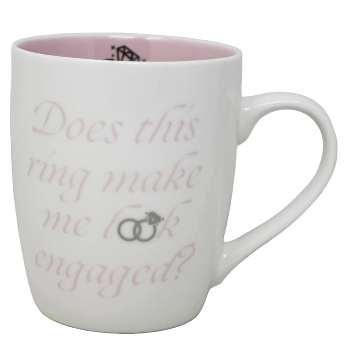 16oz White Engaged Mug Bride C/P 36