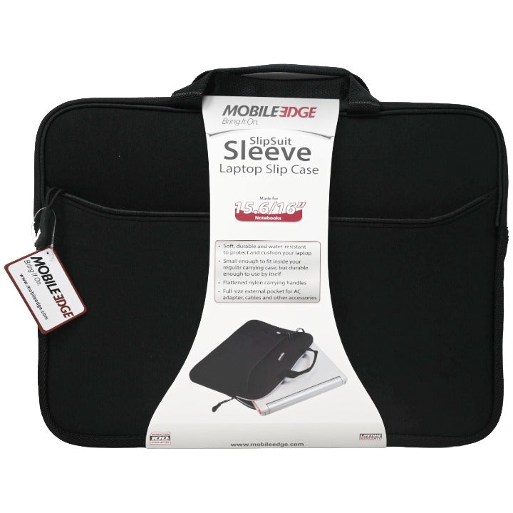 Blk 16" Laptop Sleeve C/P20 Mobile Edge