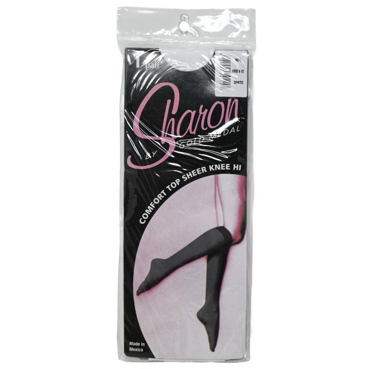Ladies White Queen 1 pair Sheer Panty Hose SHARON C/P 60