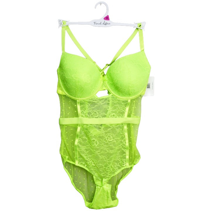 Grn Plus Lace Bodysuit C/P 36 French Affair