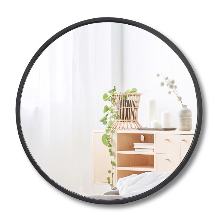 18" RND BLACK MIRROR C/P 1