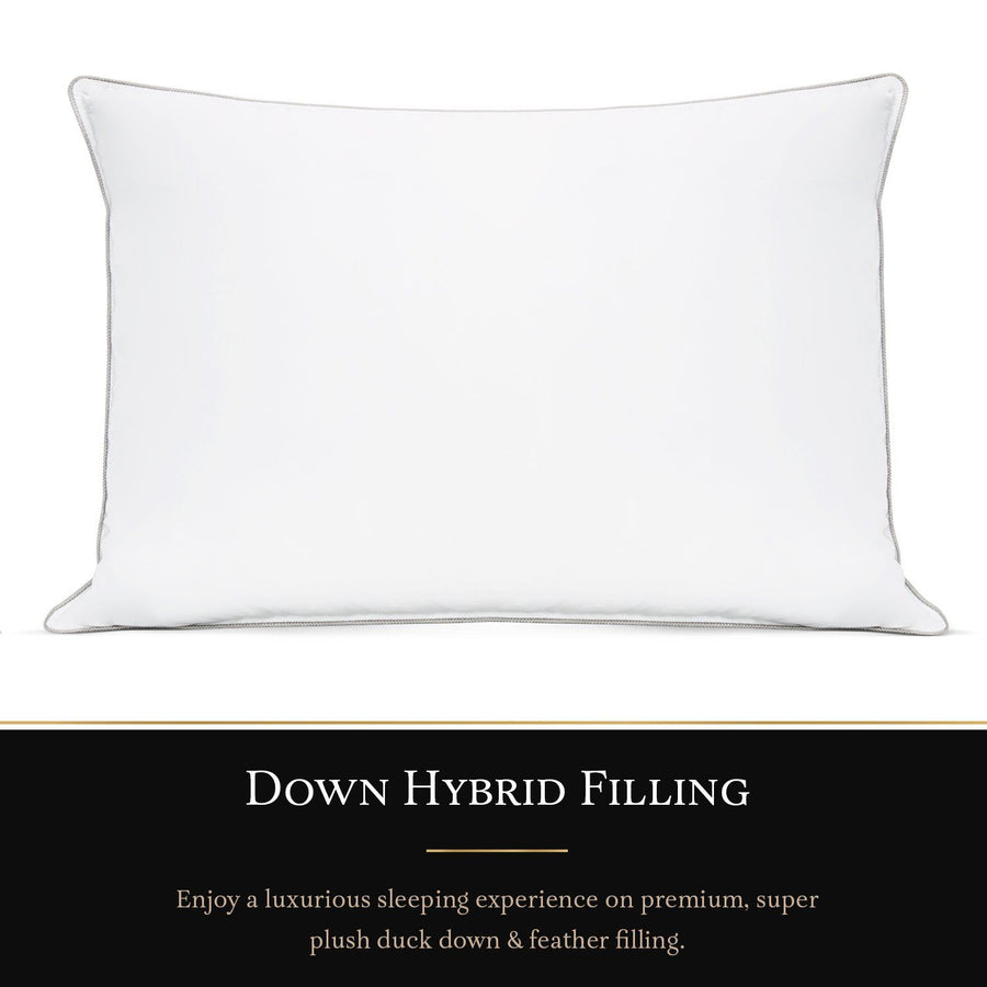 White Hybrid King Pillow C/P 3