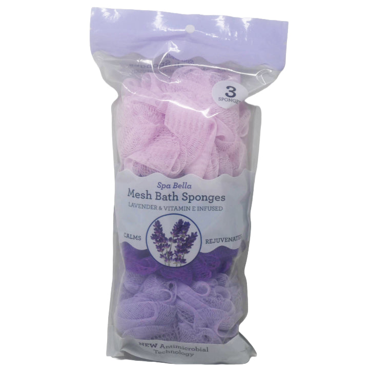 3pc JUMBO MESH SPONGES C/P 12