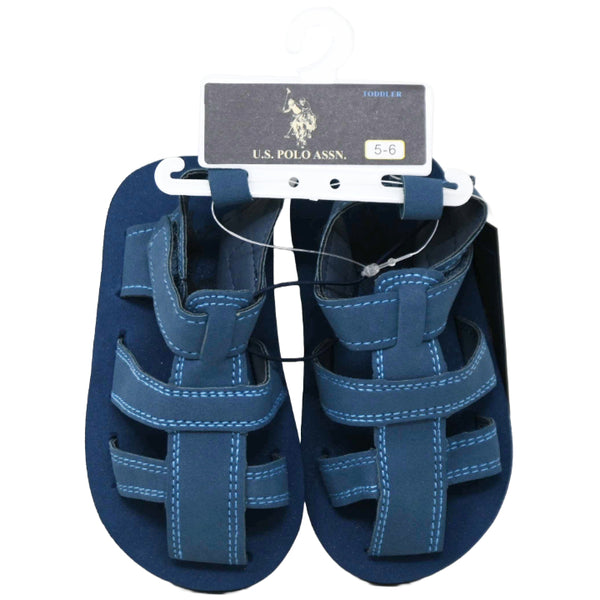 1pk BOYS BLUE US POLO ASSN SANDALS SIZE 5-10 C/P 24