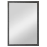 26.5x38.5" LARA BLACK FRAMED MIRROR C/P1