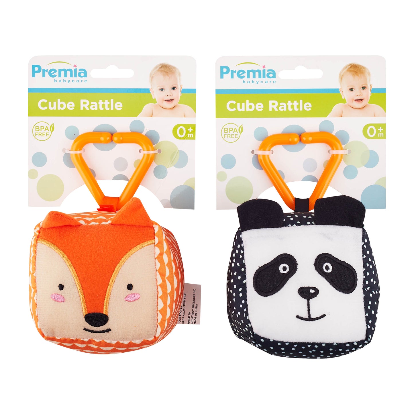 Premia Baby Cube Rattle C/P 36