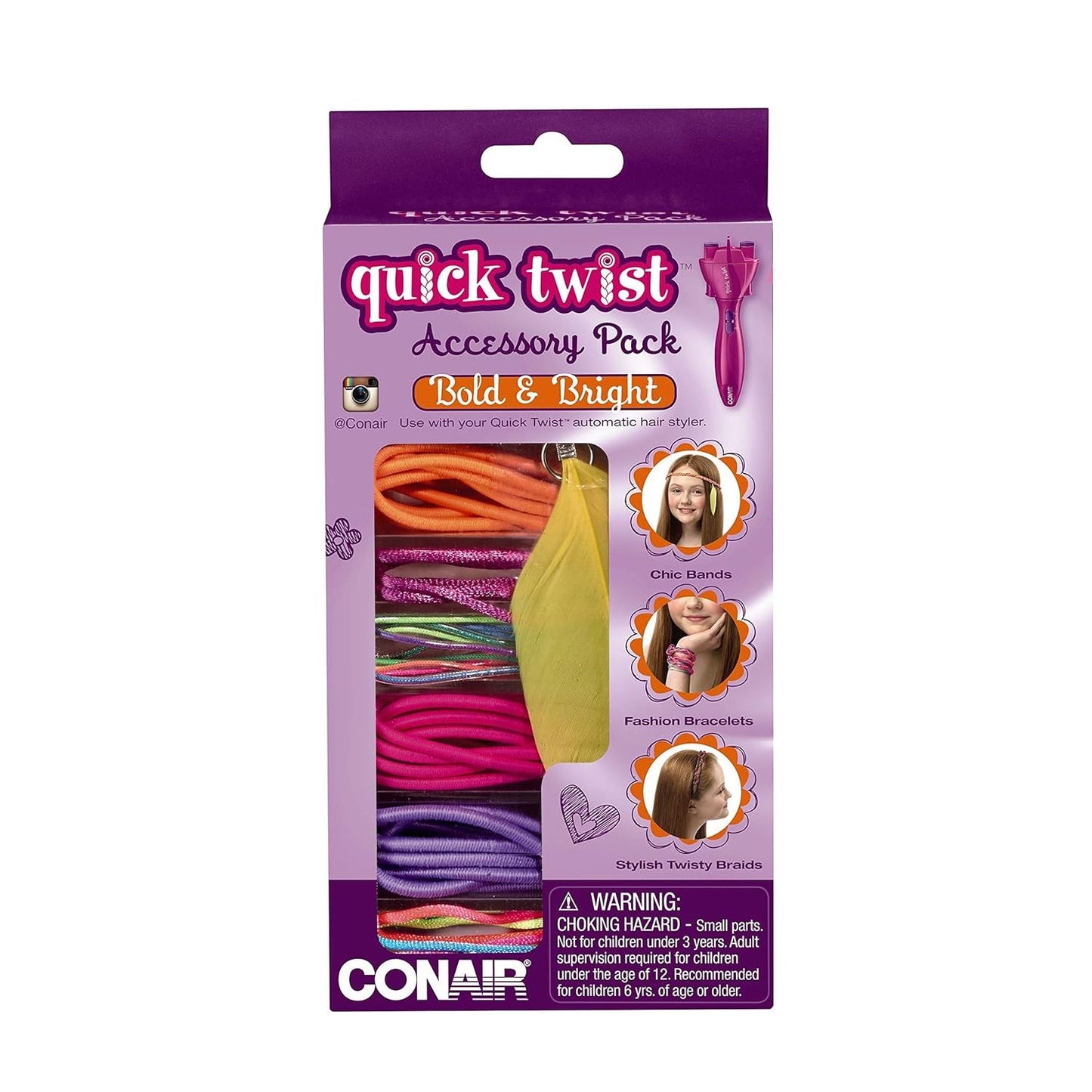 Bold Quick Twist Hair Acc C/P 50 Conair