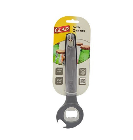 GLAD CRYSTAL BOTTLE OPENER GRAY C/P 48