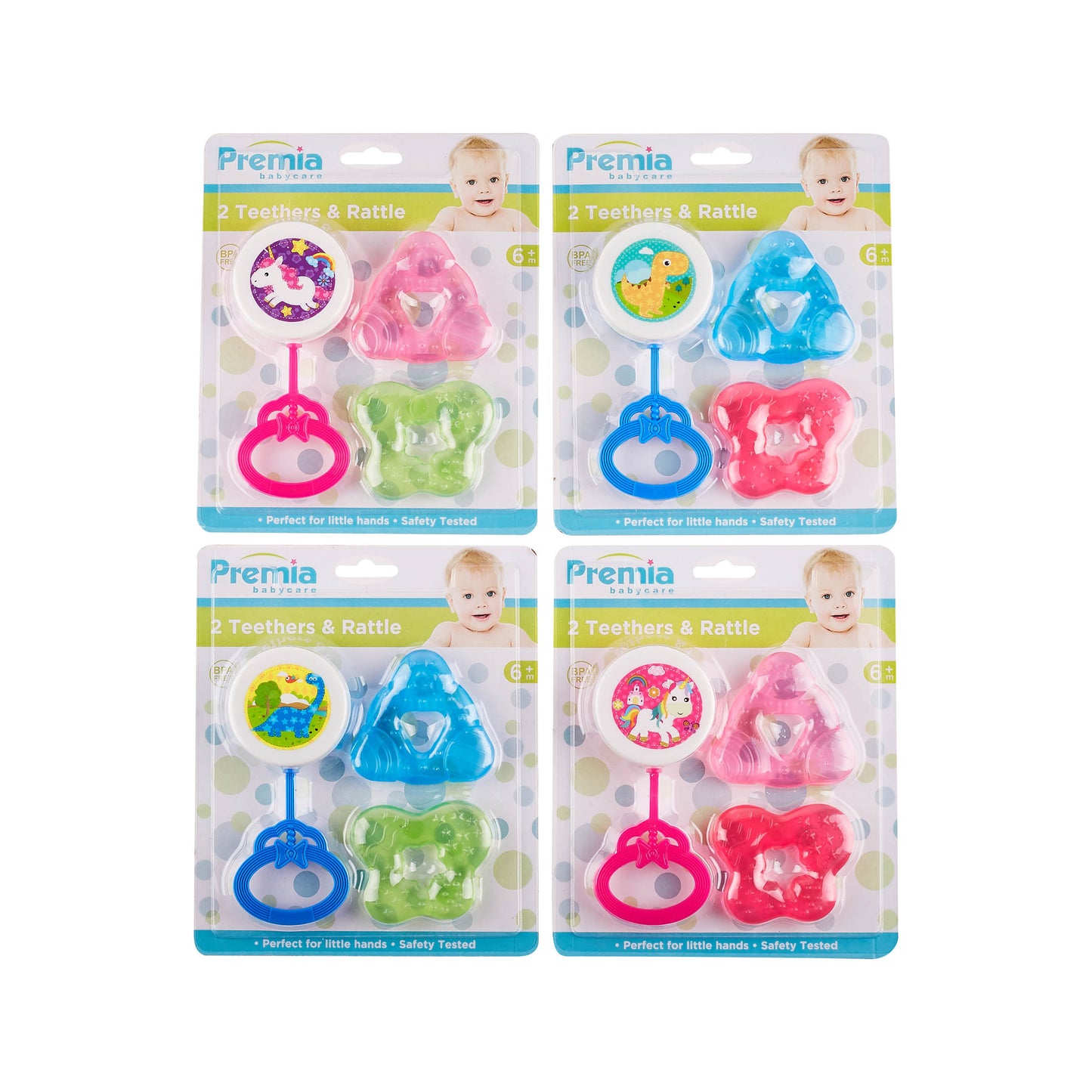 Premia Baby 2 Teether & Rattle Set C/P 24