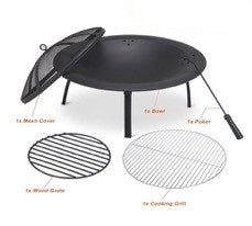 BLACK FIRE PIT C/P 1