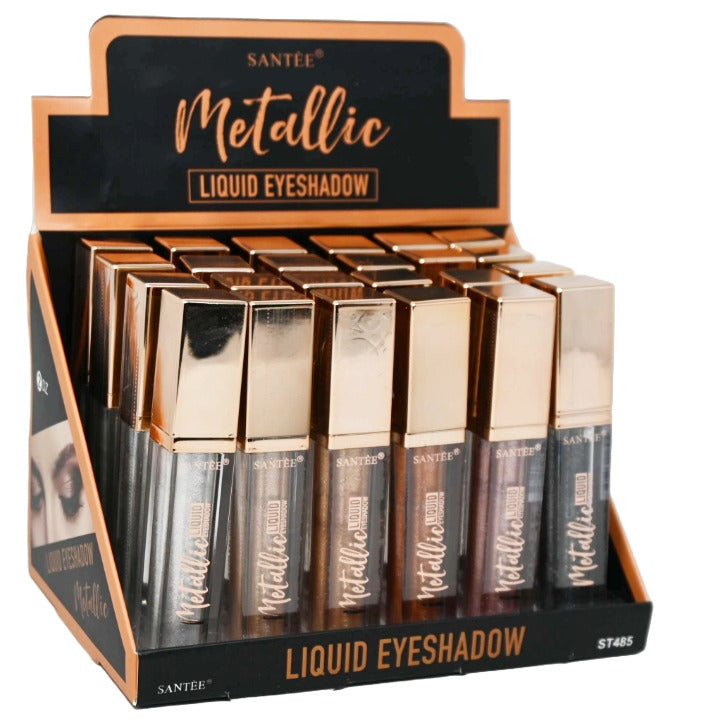 Asst Metallic Liquid Eyeshadow in 24pc Displayer C/P 288 SANTEE