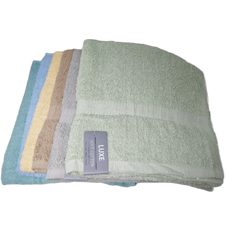 27" X 52" ULTRA SOFT BATH TOWEL ASST COLORS C/P 36
