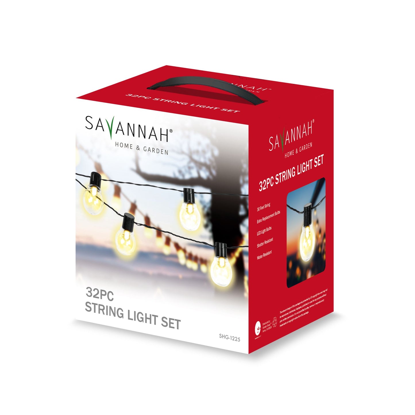 32pc String Light Set C/P 18