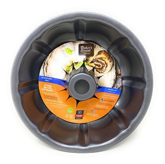 Baker's Secret Charlotte Bundform Pan, Duraslate Non Stick C/P 12