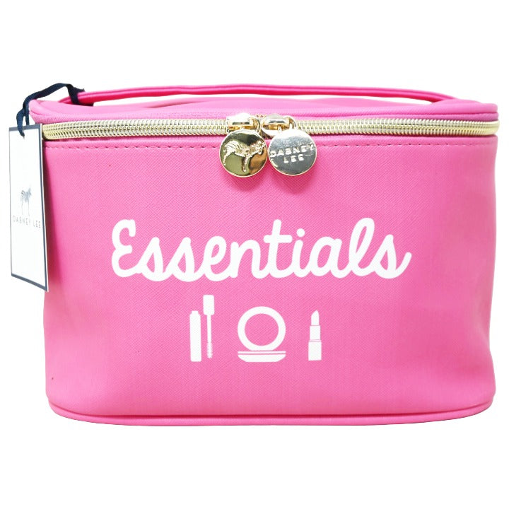 *OUTSIDE CA* PINK TRAIN CASE W/ESSENTIALS PRINT DABNEY LEE C/P 20