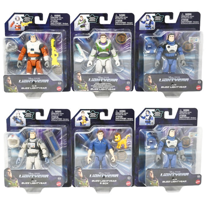 5 Asst Buzz Lightyear Figure Toy C/P 6 Disney Pixar