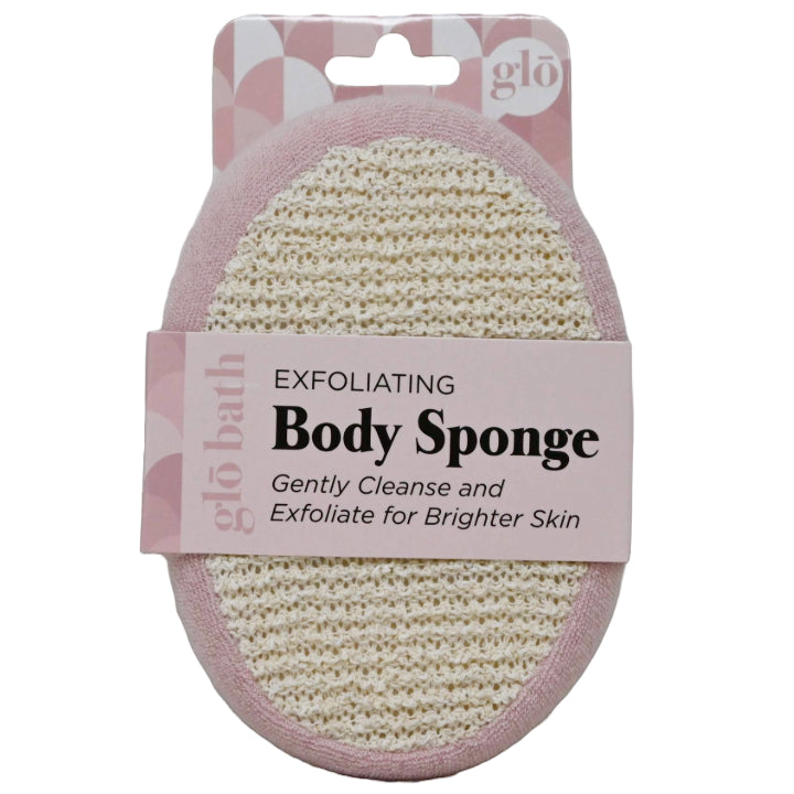 PINK EXFOLIATING BODY SPONGE C/P 72