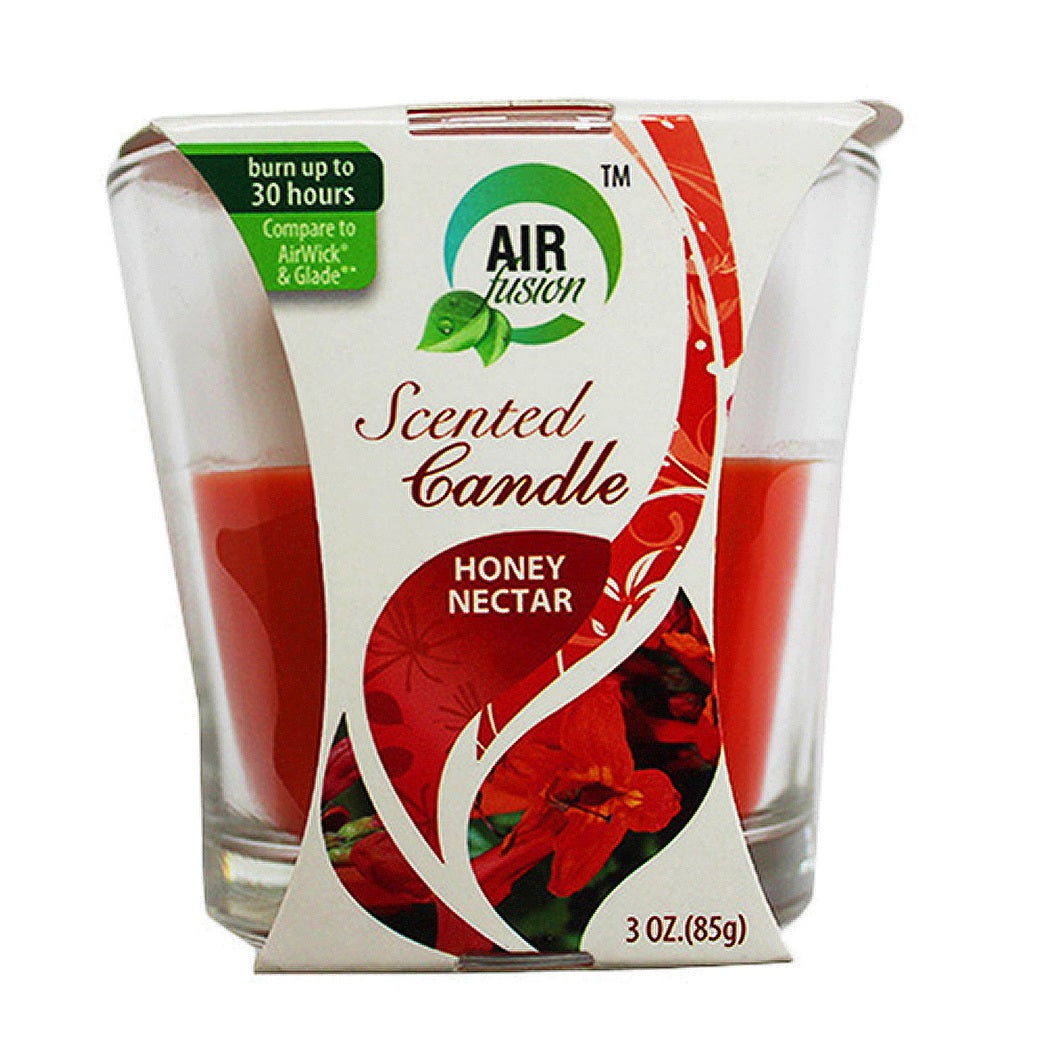 3oz (85GM) "AS IS" JAR GLASS CANDLE-HONEY NECTAR C/P 12