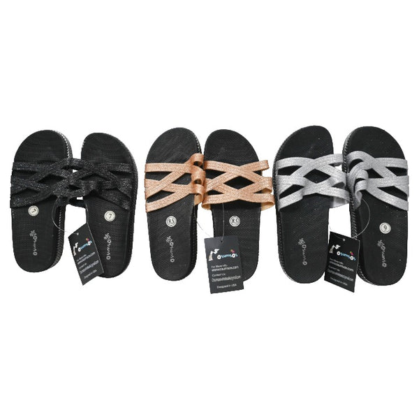 *OUT OF CA* WOMEN SLIDE SANDALS 3-ASST COLOR/5-ASST SIZE C/P 20