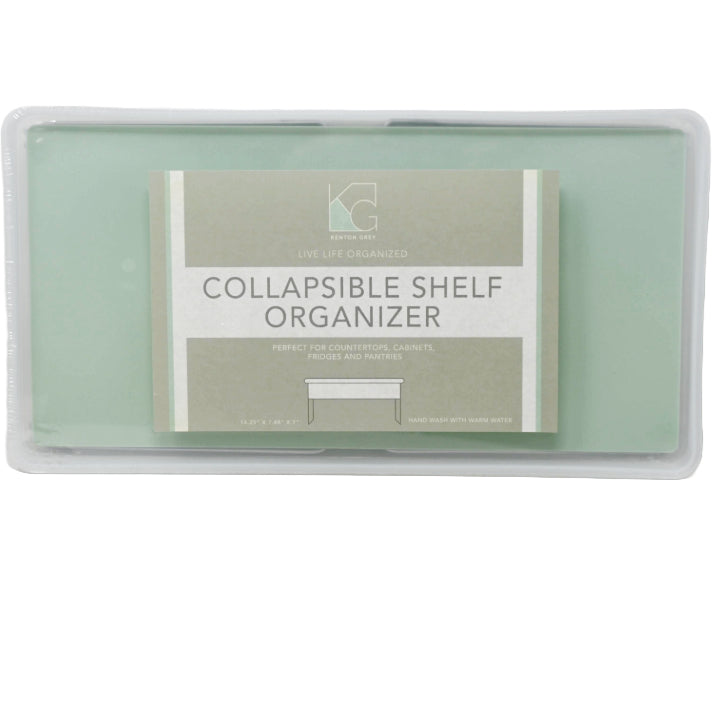 Green Collaspible Shelf Doubler with Grey TPR 14.25x7.48x7.01" C/P 12