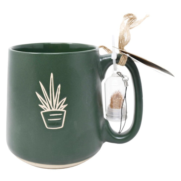 Plant Mug and Succulent Key Chain C/P 24
