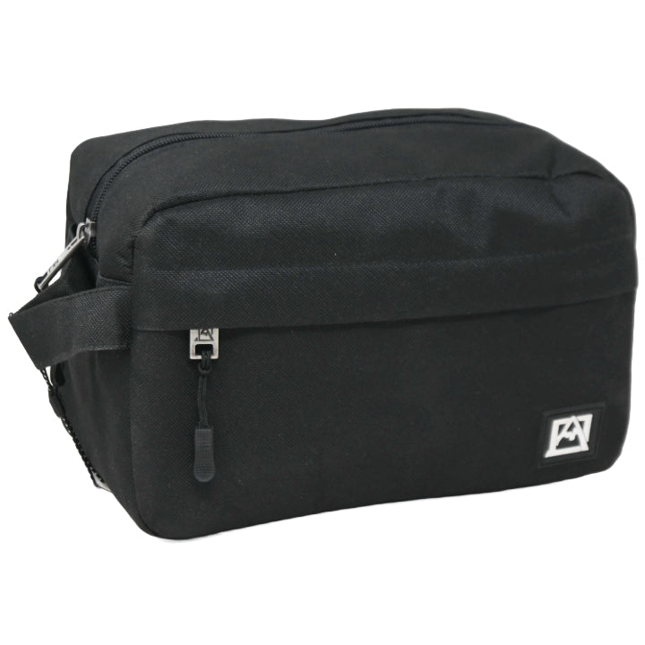 *OUTSIDE OF CA* AVALANCHE MEN BLACK TOILETRY BAG C/P 30