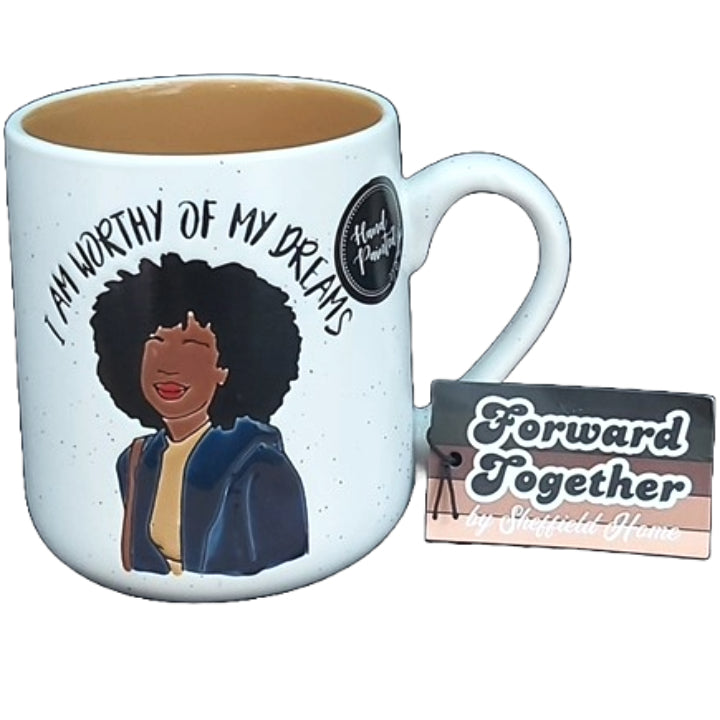 22oz I AM WORTHY MUG C/P 24