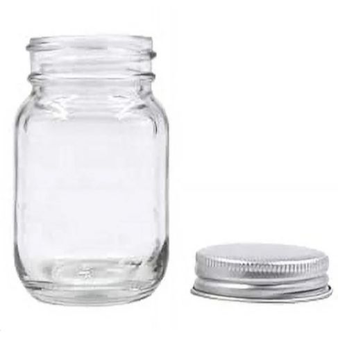 13.5oz MASON GLASS JAR WITH LID C/P 48