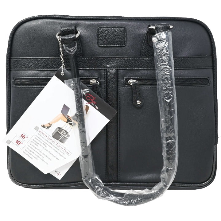 Blk Verona Laptop Tote C/P 5 Mobile Edge