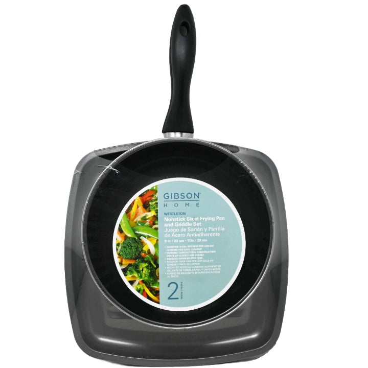 2pc Cookware Set Black Westleton C/P 6