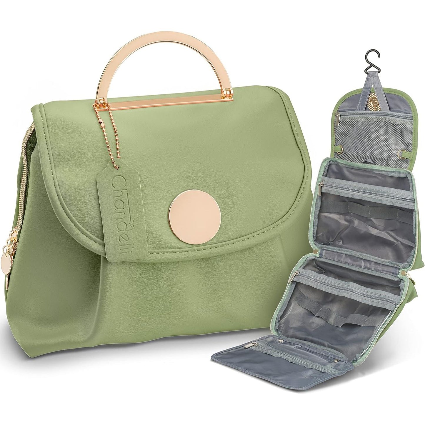 GREEN TOILETRY BAG C/P 20