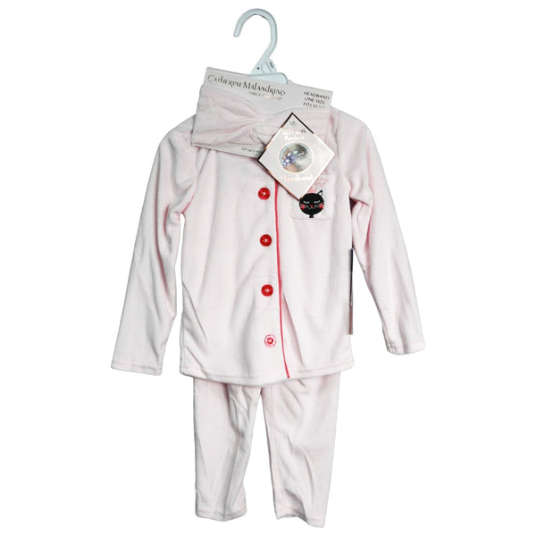 Pnk Toddler 3pc Pajama Set C/P 48 Catherine Malandrino