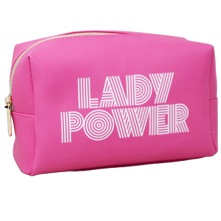 *OUTSIDE OF CA* LRG RECT. PRINTED COSMETIC BAG C/P 40